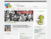 Tablet Screenshot of cardiffstory.com